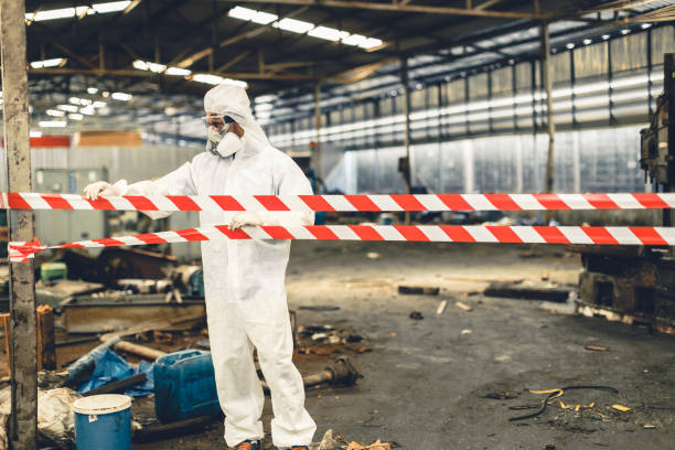 Professional Odor Removal technician working in Hebron, NE